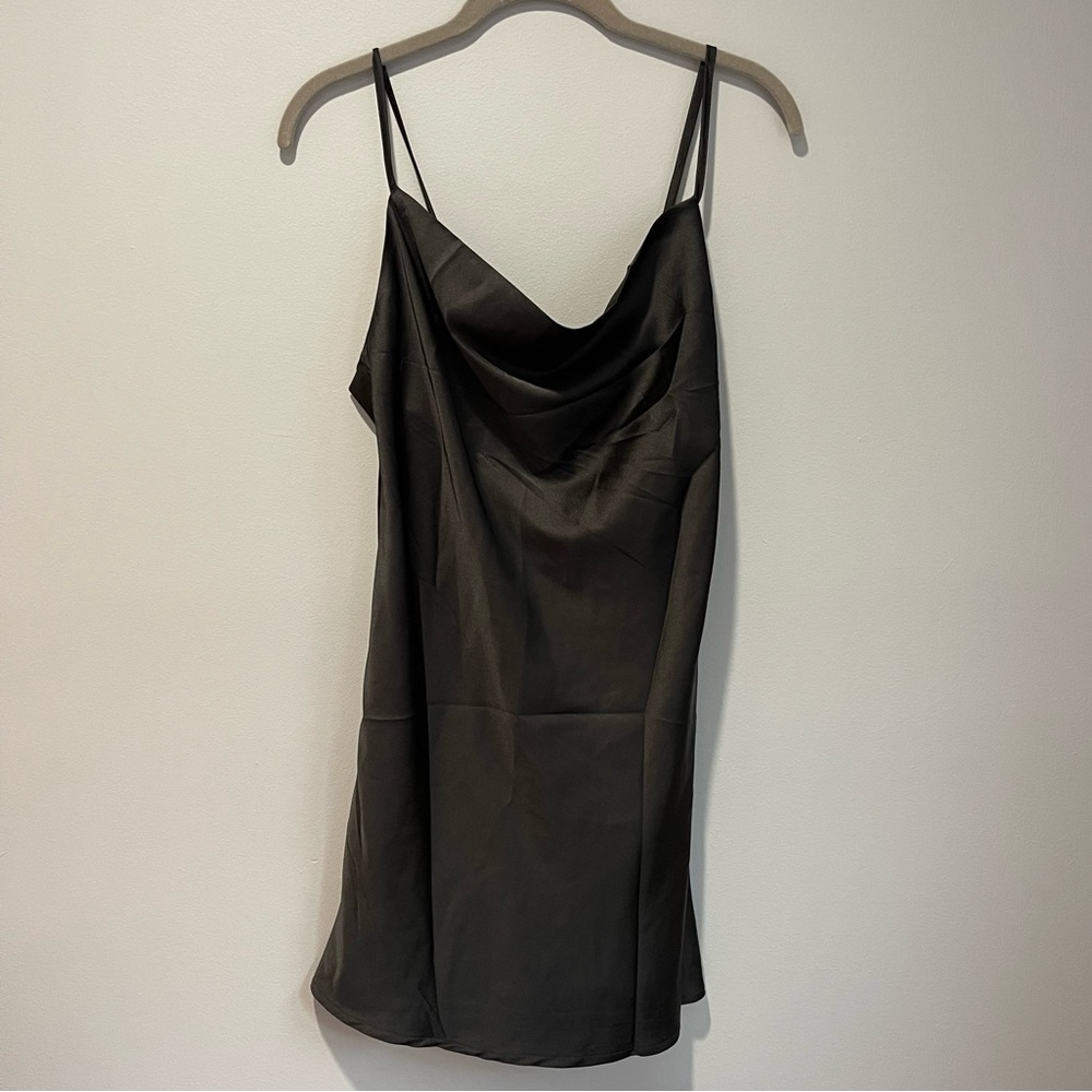 Just Quella Black Silk Dress